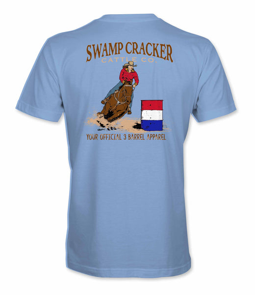 Barrel Horse Racer Swamp Cracker Cattle Company T-Shirt