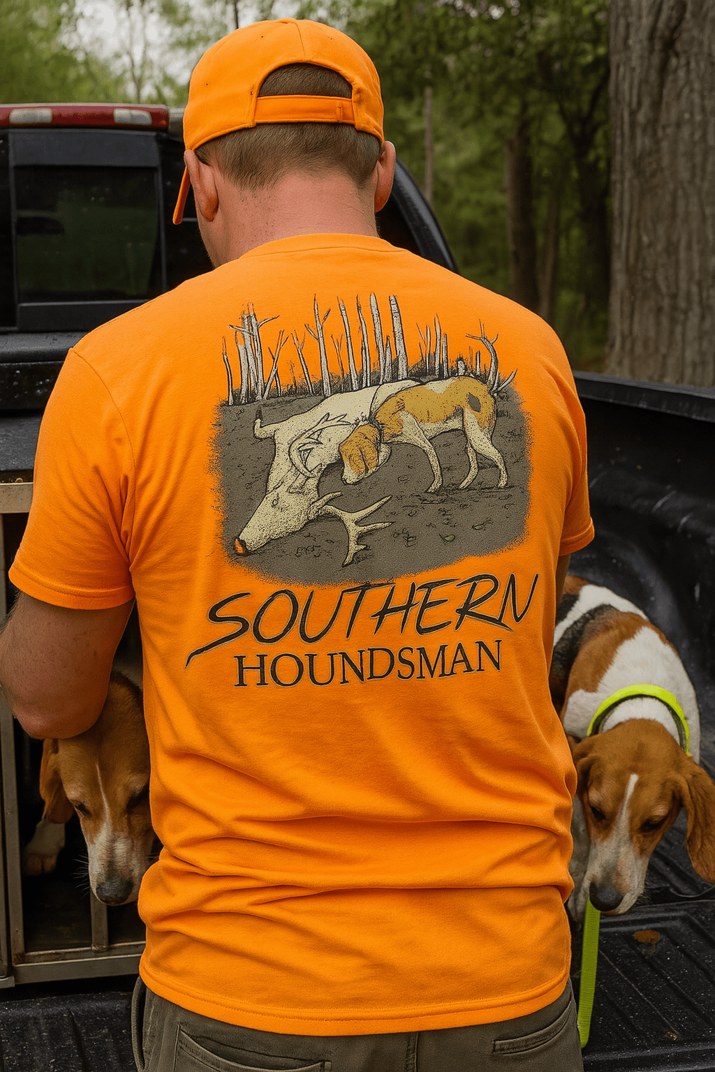 Buck Recovered Southern Houndsman T-Shirt - Swamp Cracker Outdoor Apparel