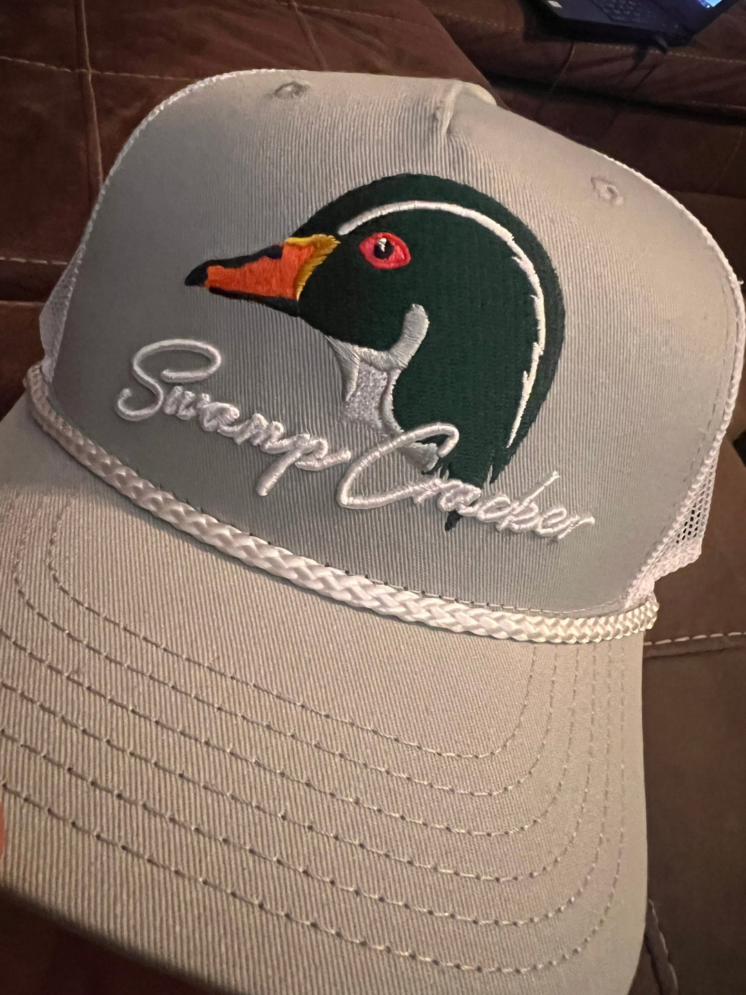 Duck Head Swamp Cracker Rope Patch Hat - Swamp Cracker Outdoor Apparel