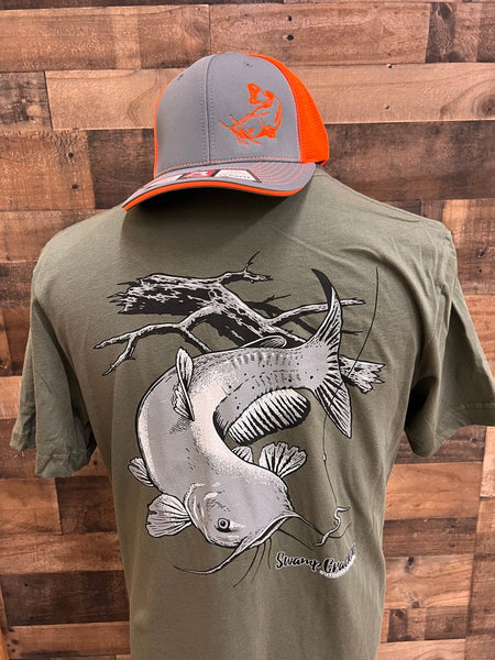 Catfish Fishing Swamp Cracker Shirt