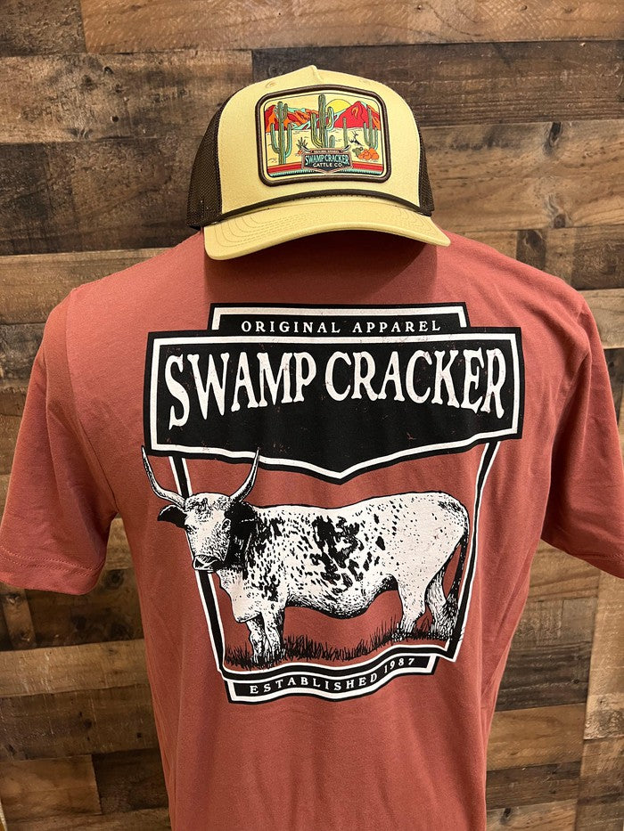 Cracker Cowboy Swamp Cracker Cattle Company Shirt, Large