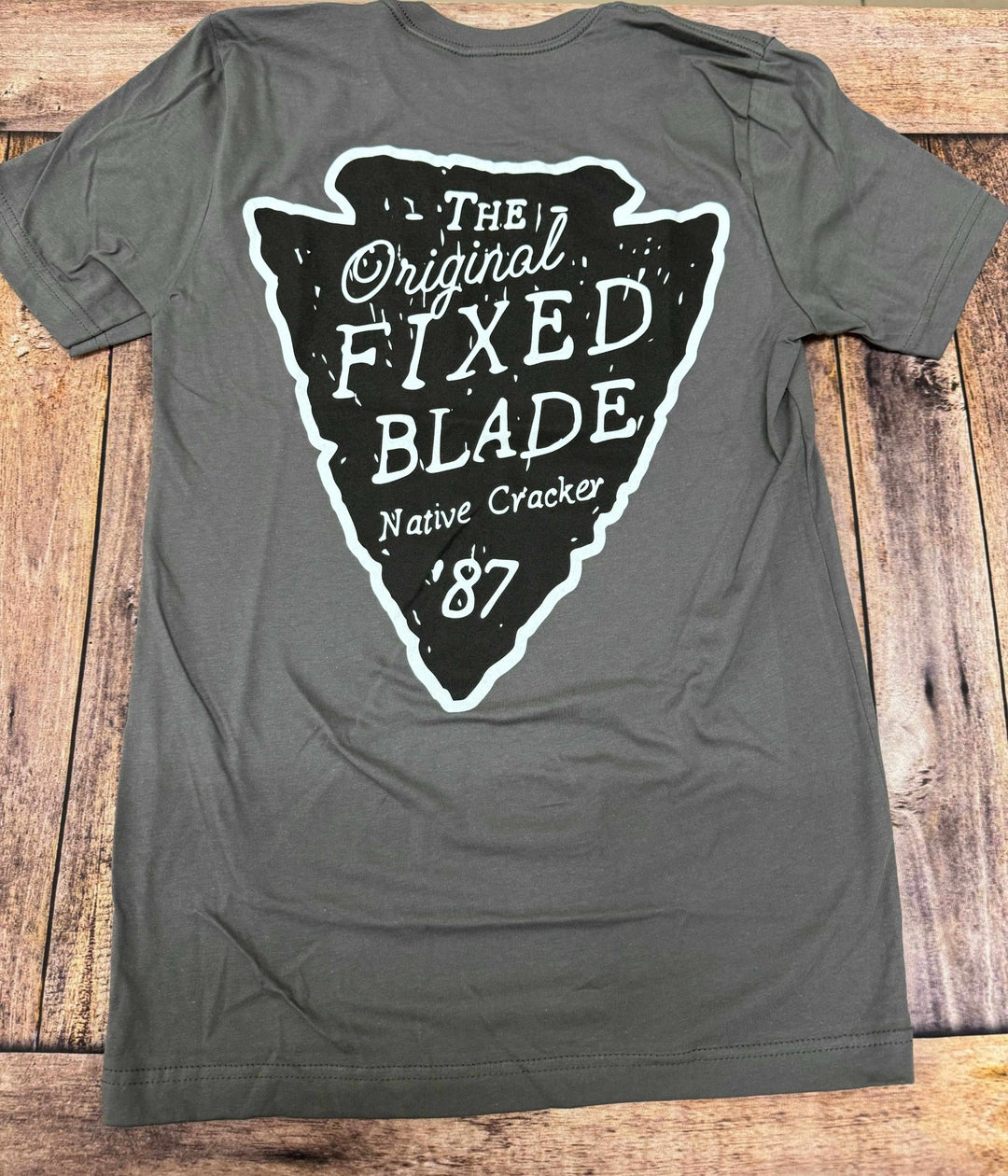 Native Cracker Fixed Blade Swamp Cracker T-Shirt - Swamp Cracker Outdoor Apparel