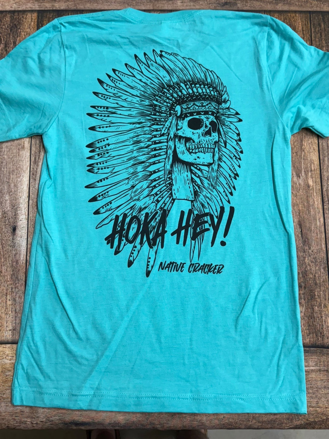 Native Cracker Hoka Hey Chief Skull Shirt - Swamp Cracker Outdoor Apparel