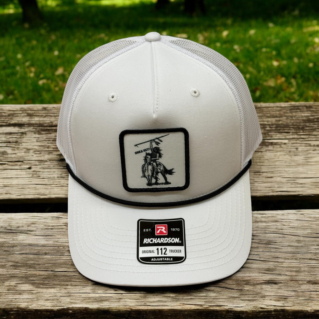 Native Cracker Hoka Hey Rope Patch Hat - Swamp Cracker Outdoor Apparel