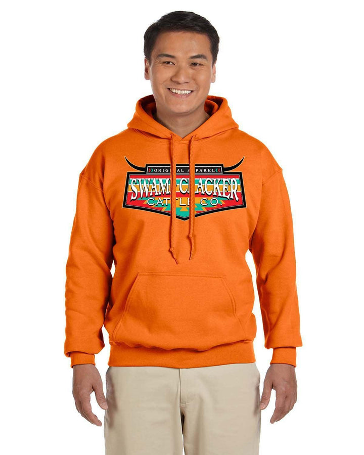 Navajo Logo Cattle Co Pullover Hoodie - Swamp Cracker Outdoor Apparel
