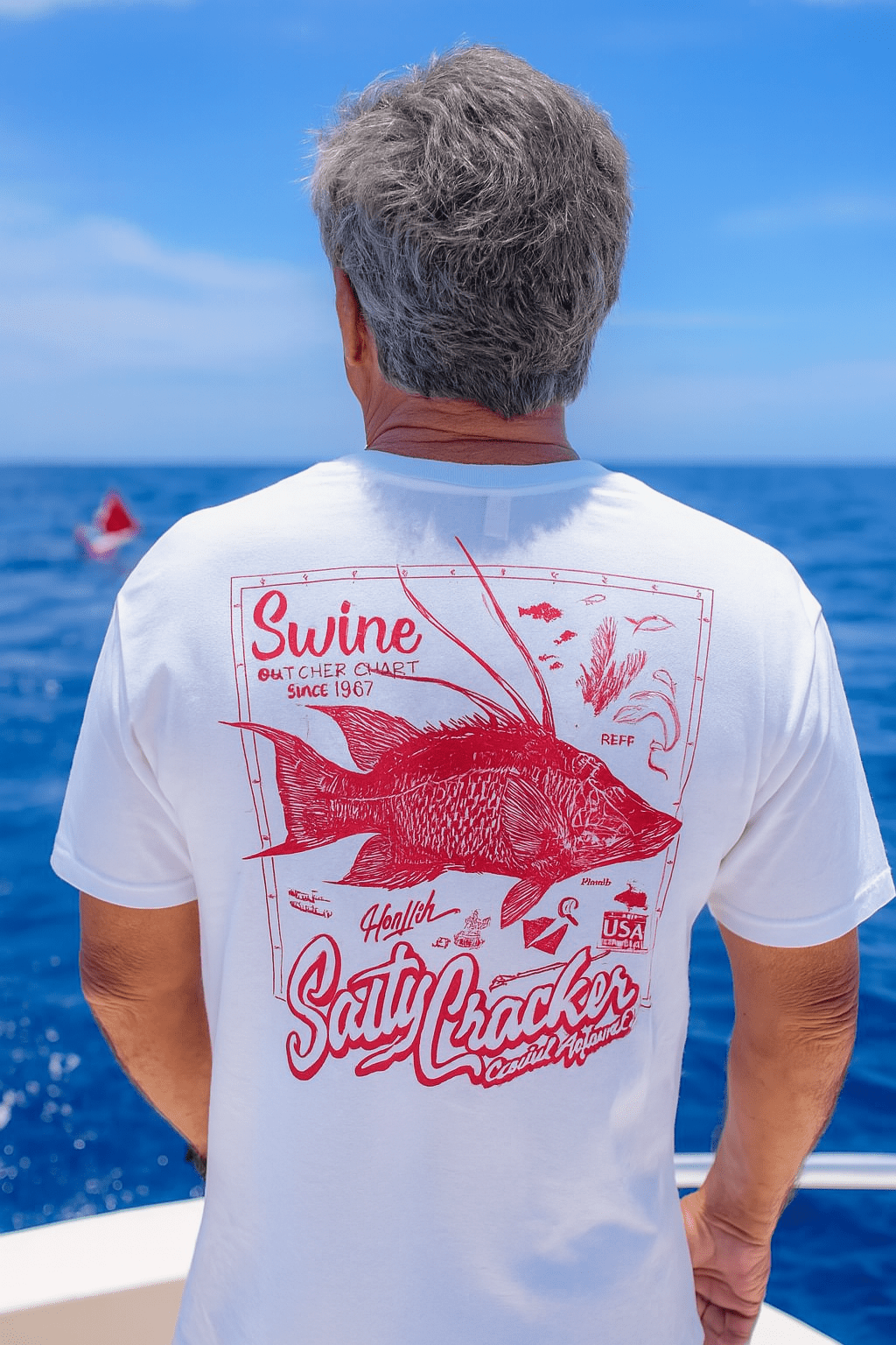 Salty Cracker Hogfish Shirt - Swamp Cracker Outdoor Apparel