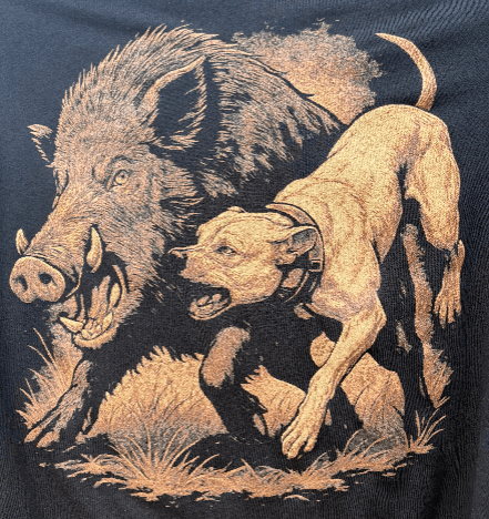 Southern Houndsman Cur Dog Hog Shirt - Swamp Cracker Outdoor Apparel