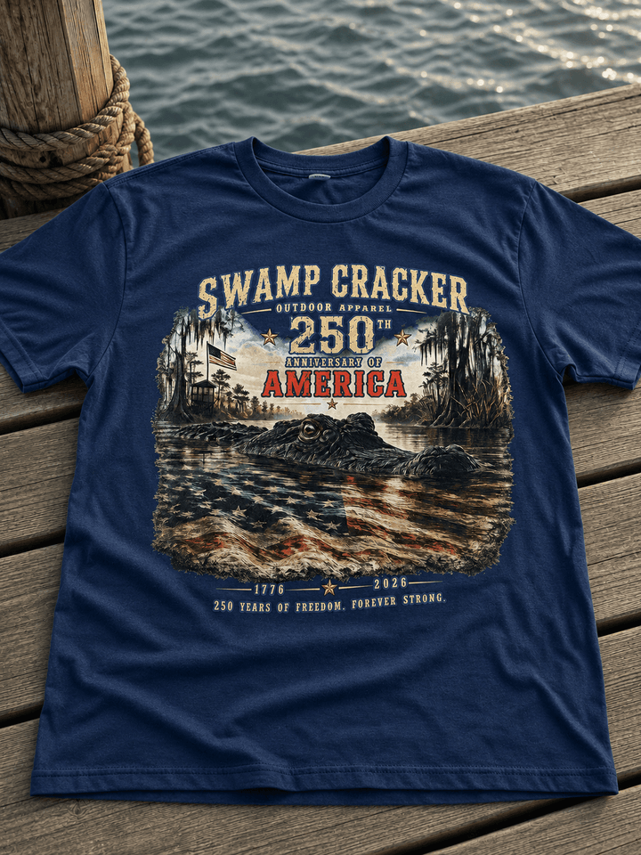 Swamp Cracker 250th Anniversary of America Shirt - Swamp Cracker Outdoor Apparel