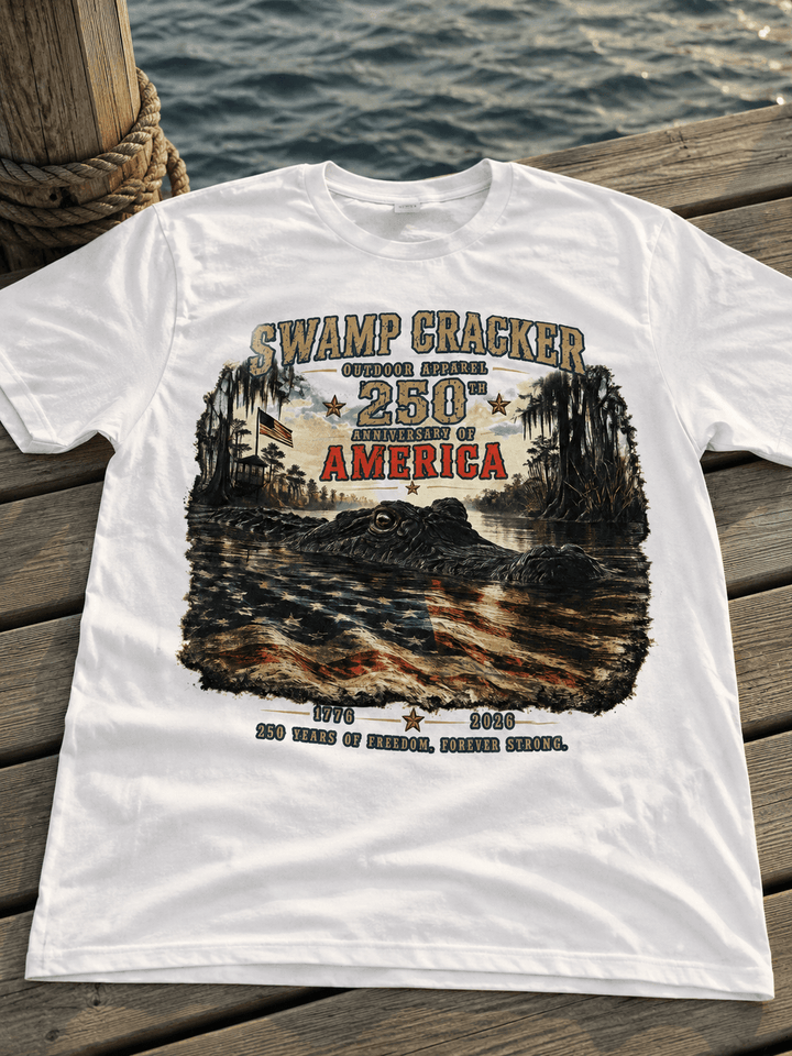 Swamp Cracker 250th Anniversary of America Shirt - Swamp Cracker Outdoor Apparel