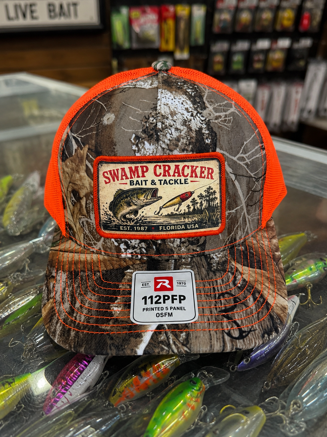 Swamp Cracker Bait and Tackle Hat - Swamp Cracker Outdoor Apparel