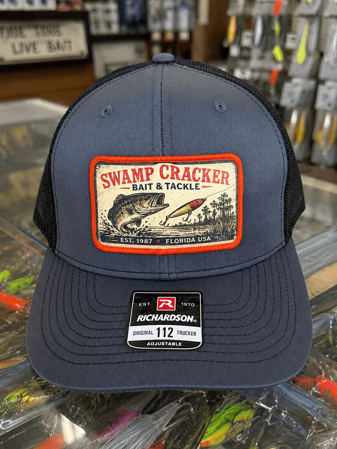 Swamp Cracker Bait and Tackle Hat - Swamp Cracker Outdoor Apparel