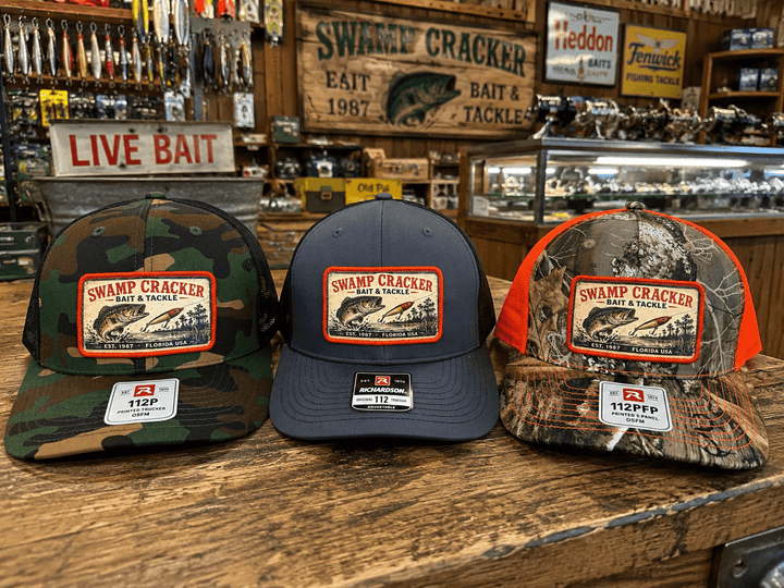 Swamp Cracker Bait and Tackle Hat - Swamp Cracker Outdoor Apparel