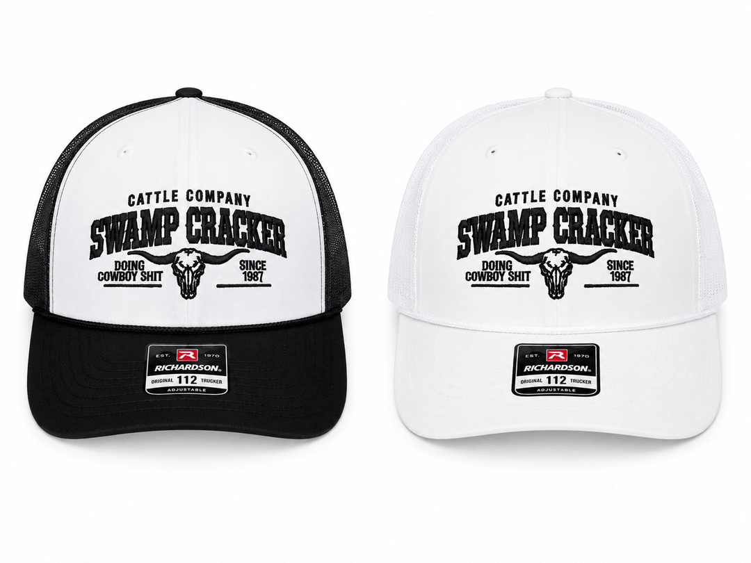 Swamp Cracker Cattle Co “Doing Cowboy Sh*t” Hat - Swamp Cracker Outdoor Apparel