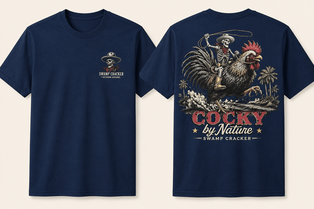 Swamp Cracker Cocky By Nature Shirt - Swamp Cracker Outdoor Apparel