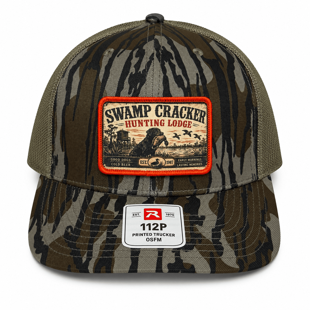 Swamp Cracker Duck Camp Patch Hat - Swamp Cracker Outdoor Apparel