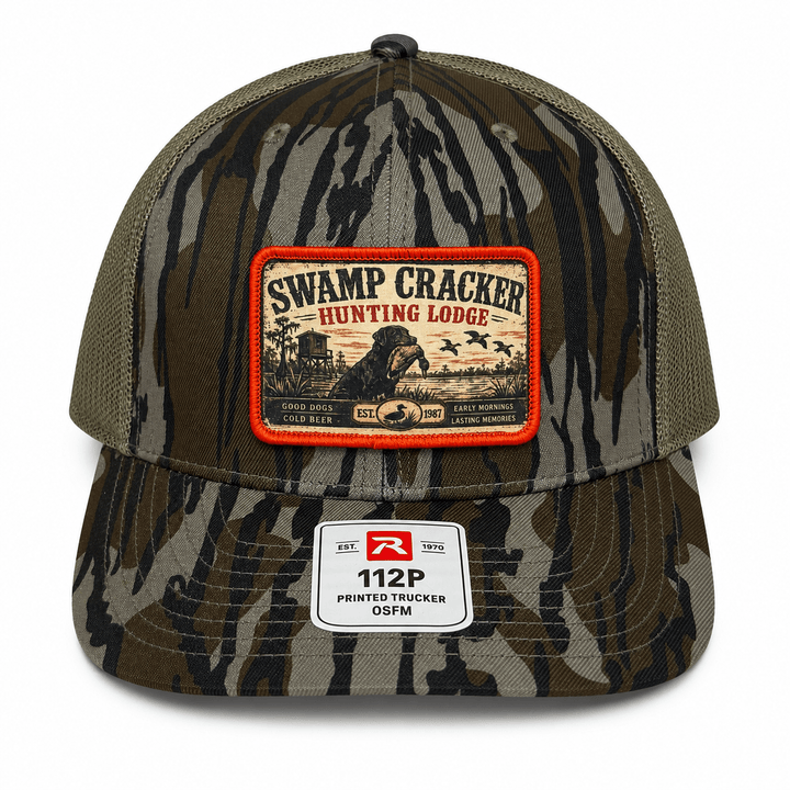 Swamp Cracker Duck Camp Patch Hat - Swamp Cracker Outdoor Apparel
