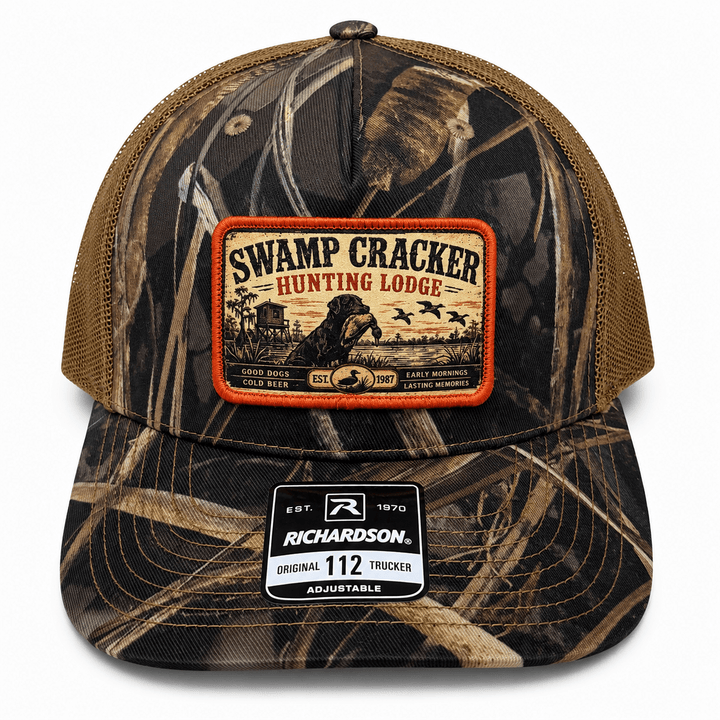 Swamp Cracker Duck Camp Patch Hat - Swamp Cracker Outdoor Apparel