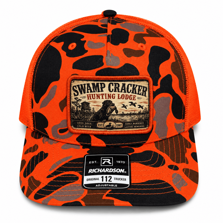 Swamp Cracker Duck Camp Patch Hat - Swamp Cracker Outdoor Apparel