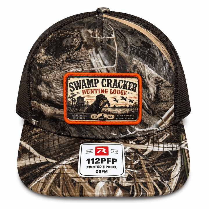 Swamp Cracker Duck Camp Patch Hat - Swamp Cracker Outdoor Apparel