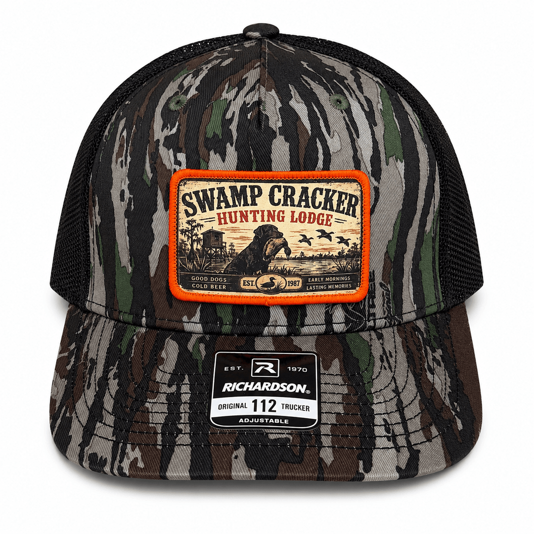 Swamp Cracker Duck Camp Patch Hat - Swamp Cracker Outdoor Apparel