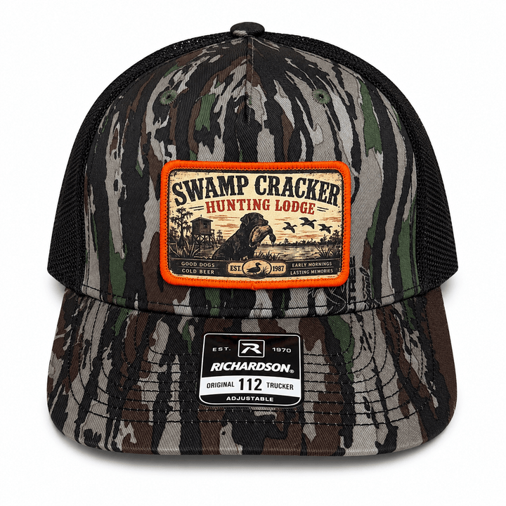 Swamp Cracker Duck Camp Patch Hat - Swamp Cracker Outdoor Apparel