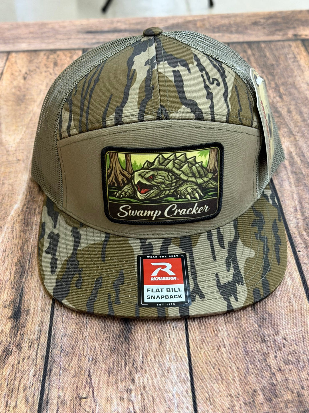 Swamp Cracker Flatbill Snapping Turtle Hat - Swamp Cracker Outdoor Apparel