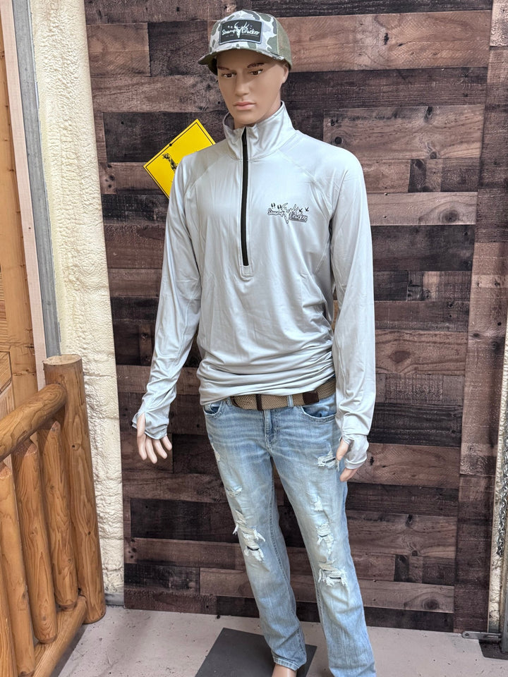 Swamp Cracker performance quarter. Zip pullover - Swamp Cracker Outdoor Apparel