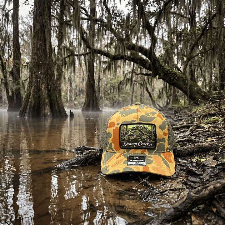 Swamp Cracker Snapping Turtle Patch Hat - Swamp Cracker Outdoor Apparel