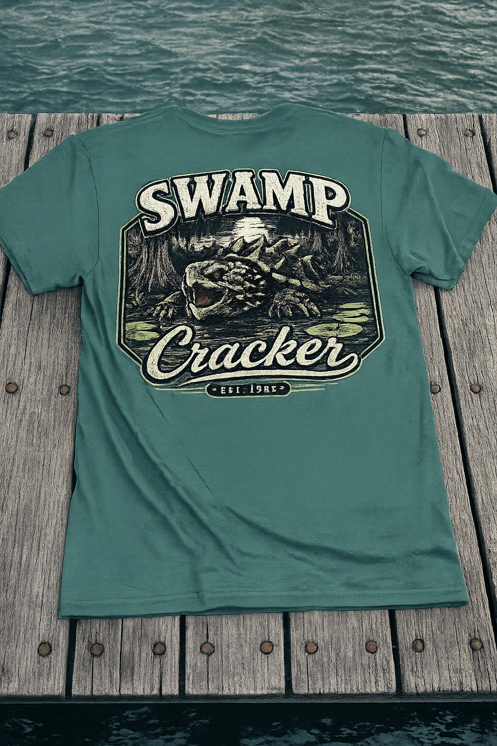 Swamp Cracker snapping turtle shirt - Swamp Cracker Outdoor Apparel