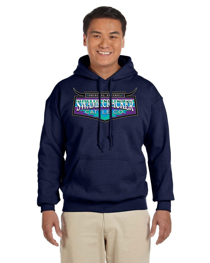 Youth Navajo Logo Cattle Co Pullover Hoodie - Swamp Cracker Outdoor Apparel
