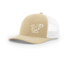 Rainbow Trout Outline Swamp Cracker Trucker Snapback Hat