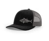 Tuna Outline Salty Cracker Snapback Hat