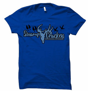 Front Logo Denim Black Swamp Cracker Shirt