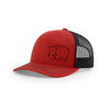 Hog Sillouette Swamp Cracker Snapback Hat