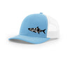 Tarpon Outline Salty Cracker Snapback Hat