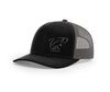 Rainbow Trout Outline Swamp Cracker Trucker Snapback Hat