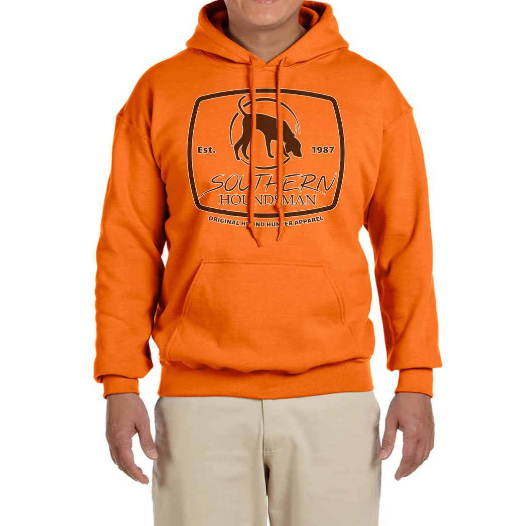 Southern Houndsman Safety Orange Pullover Hoodie