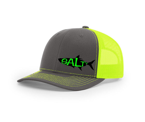 Tarpon Outline Salty Cracker Snapback Hat