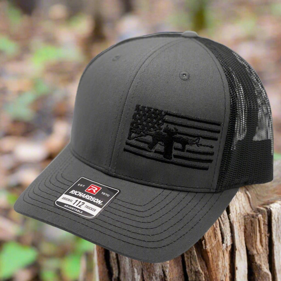 2nd Amendment American Flag Tactical Cracker Hat - Swamp Cracker Outdoor Apparel