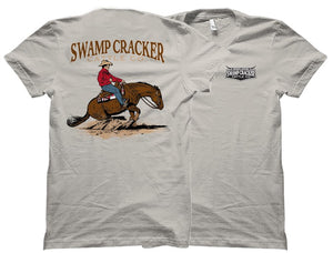Reining Horse Cowboy Swamp Cracker Cattle Company T-Shirt