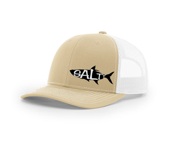 Tarpon Outline Salty Cracker Snapback Hat