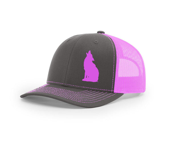 Coyote Howling Swamp Cracker Snapback Hat