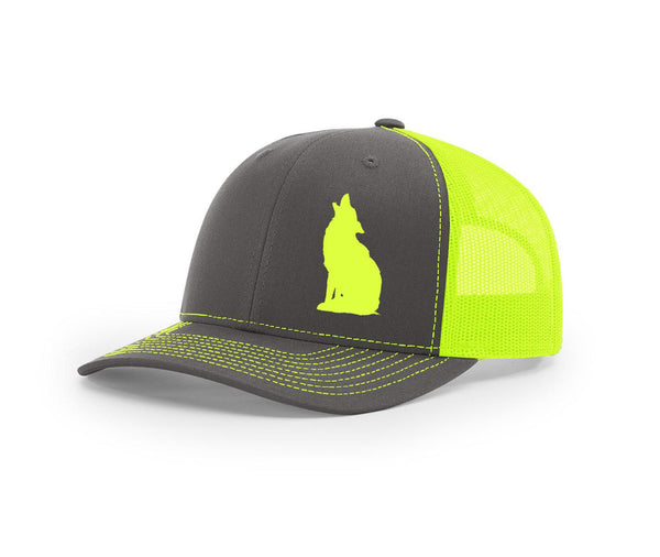 Coyote Howling Swamp Cracker Snapback Hat