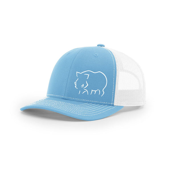 Hog Sillouette Swamp Cracker Snapback Hat