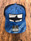 Salty Cracker Black/White Shark Patch Hat