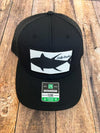 Salty Cracker Black/White Tuna Patch Hat