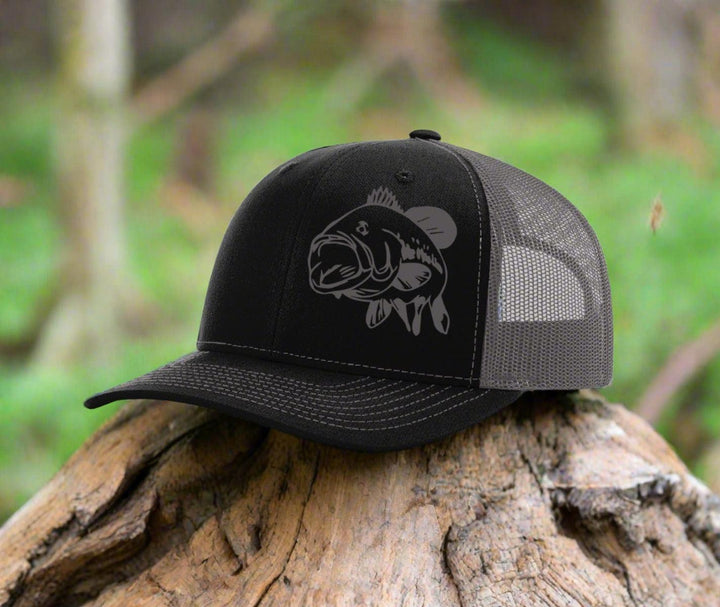 Bass Swamp Cracker Trucker Snapback Hat - Swamp Cracker Outdoor Apparel