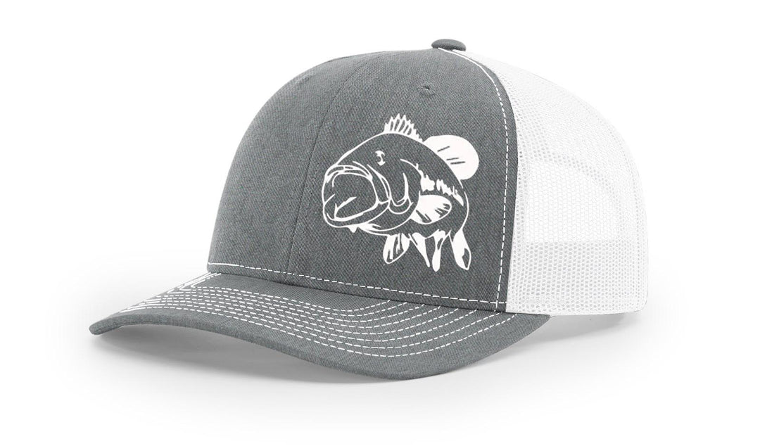 Bass Swamp Cracker Trucker Snapback Hat - Swamp Cracker Outdoor Apparel