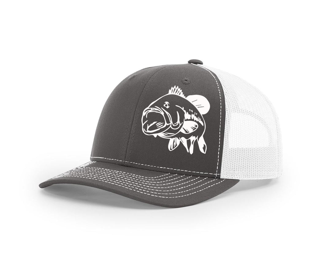 Bass Swamp Cracker Trucker Snapback Hat - Swamp Cracker Outdoor Apparel