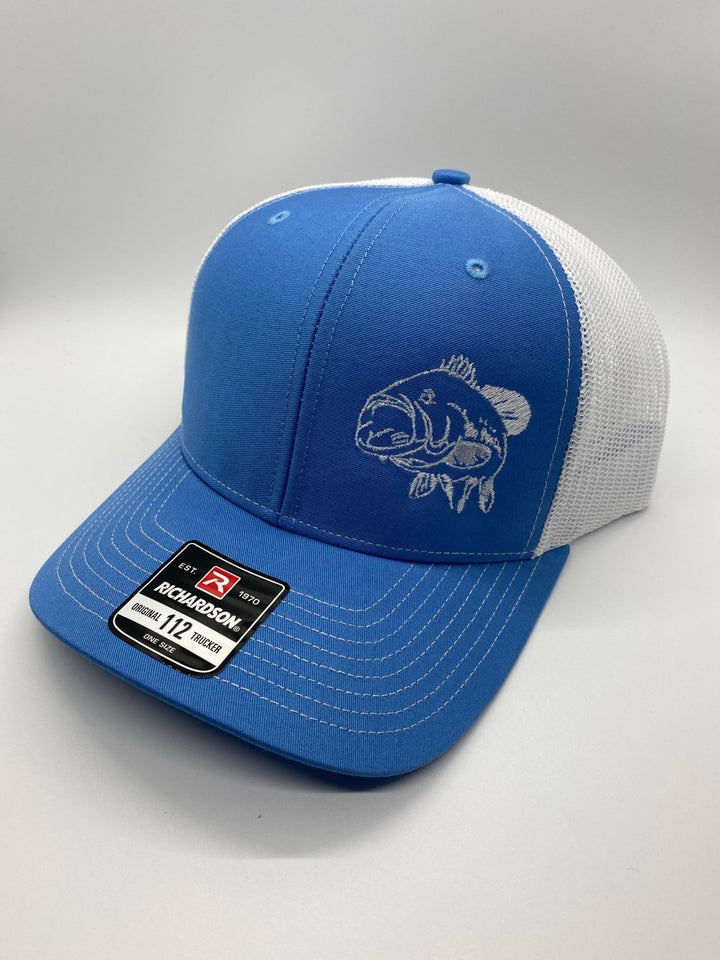 Bass Swamp Cracker Trucker Snapback Hat - Swamp Cracker Outdoor Apparel